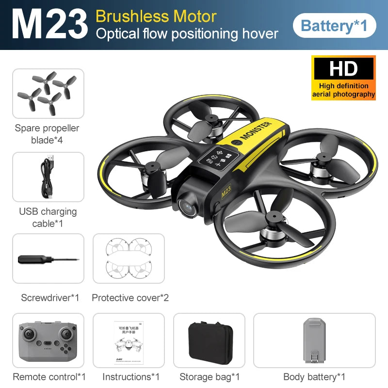 New type of drone, aerial photography without screen control, dual-camera optical flow, intelligent positioning