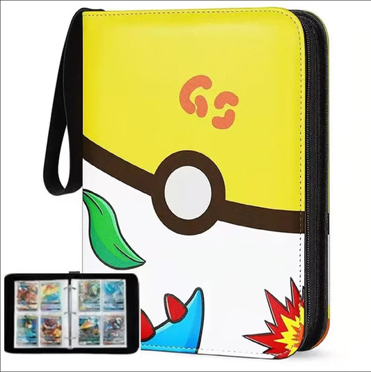 Album Classeur Pokémon 400 Cartes - Porte-Cartes PU Fermeture Éclair Collection