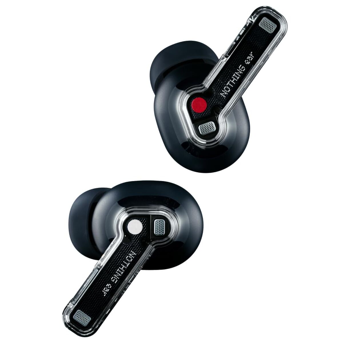 Headphones with Microphone Nothing A10600061 Black Transparent