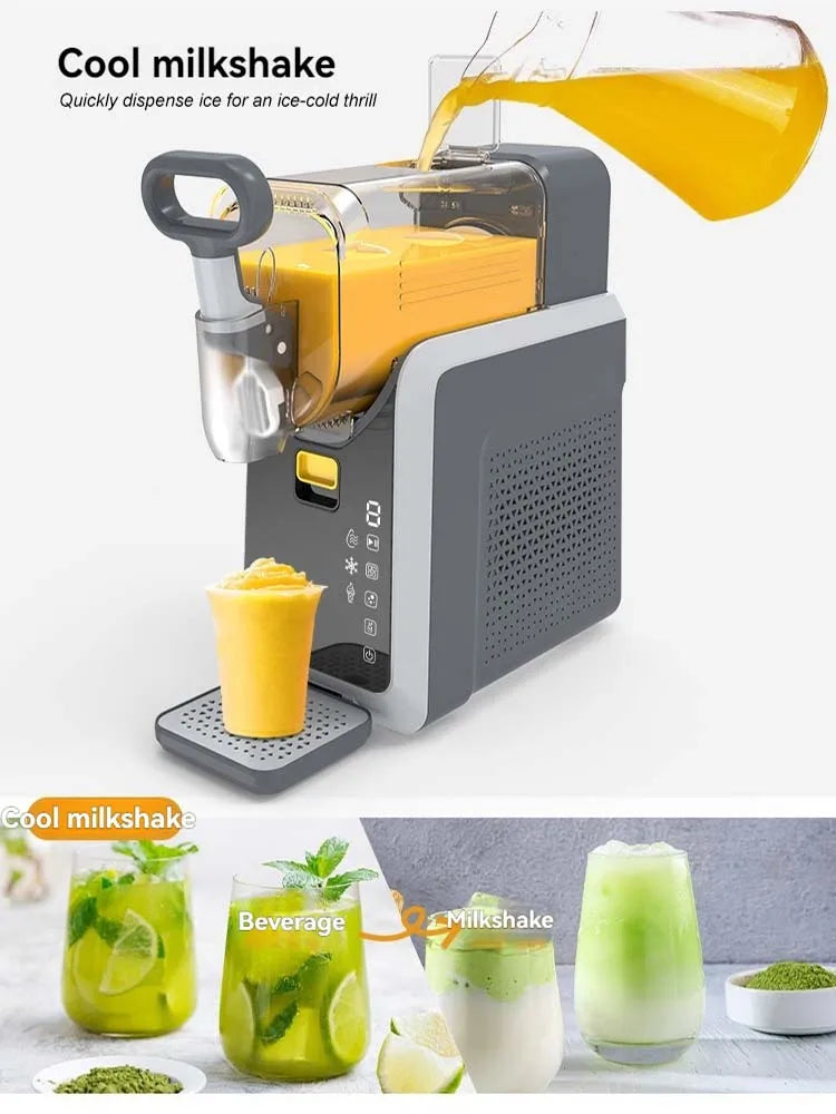 Household Snow Melting Machine Commercial Milkshake Ice Cream Machine Cold Drink Milkshake Snow Melting Machine