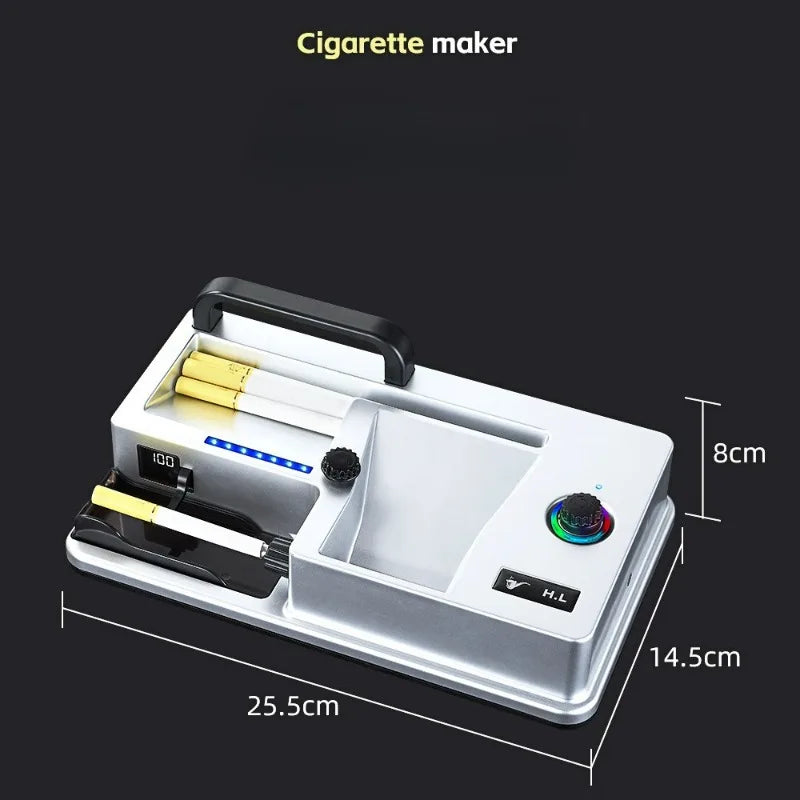New Cigarette Machine, Coarse, Medium and Fine, Fully Automatic Electric Cigarette Maker, Small Household Intelligent Sensing