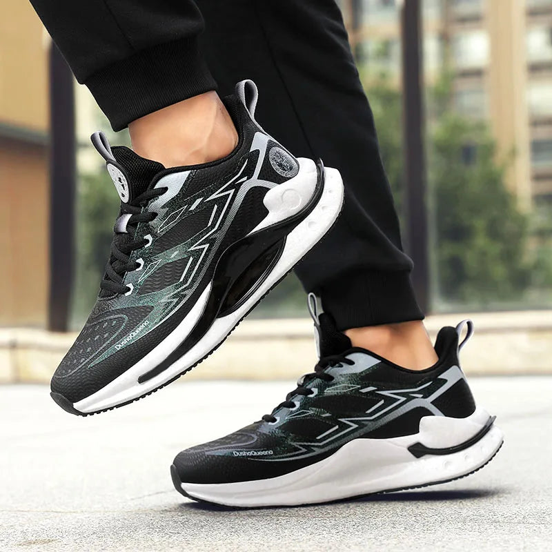 Chaussures Jogging Homme Légères - Sneakers Sport Couple Respirantes Anti-Dérapantes