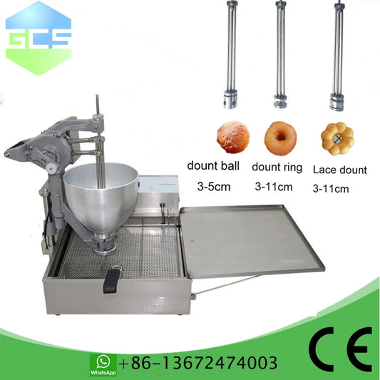 Electric/Gas Type 25L/35L Donuts Maker Machine with 3 different mould Doughnut Fryer Maker Perfect for Bakery Business