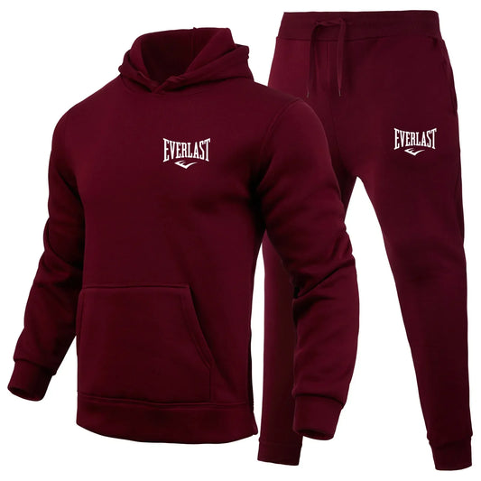Ensemble Survêtement Everlast Homme - Sweat Capuche Pantalon Sport Jogging