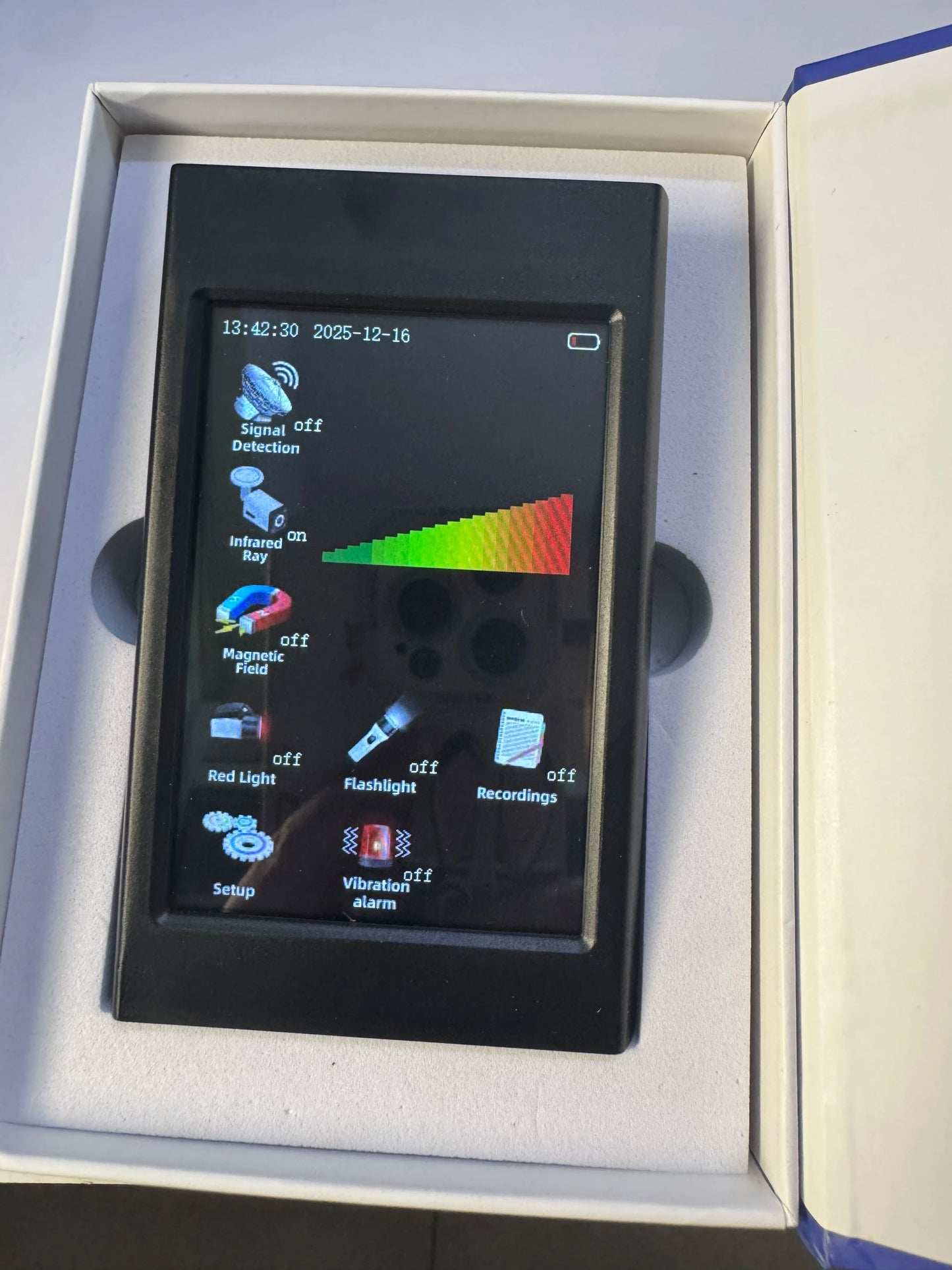 AI Smart Multi-functional Spy gadgets Detector GPS Tracker/Hidden WiFi Camera Detect,Privacy Security Gadget for All Scenarios