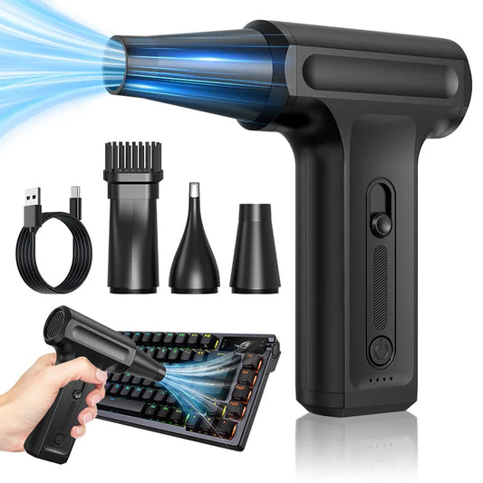 Turbo Fan Jet 300000RPM Turbo Jet soplador aspirador sin escobillas para PC/teclado/hogar/limpieza del coche soplador de aire
