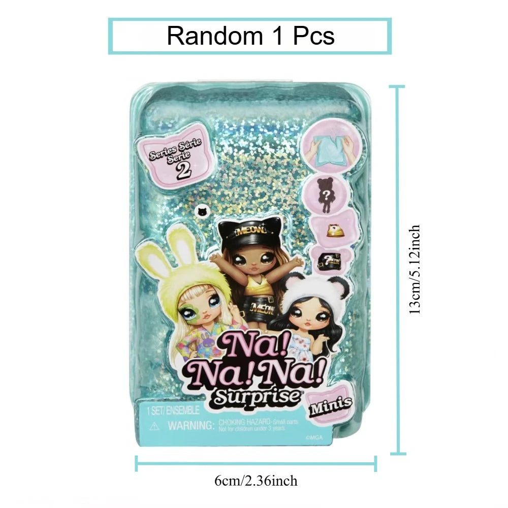 Na Na Surprise Minis Series Fashion Doll - Mystery Packaging With Confetti Children'S Toys Doll Clothing Surprise Blind Box