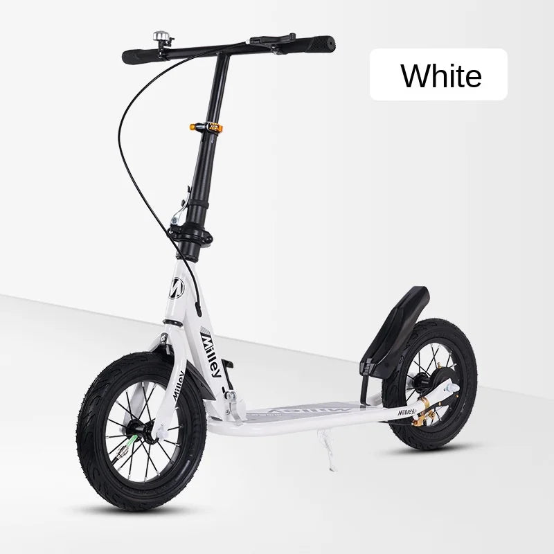 Grylls Children Teenagers Adult Scooter Mobility Kids Folding Two Wheels Boys Girls Big Boys With Brakes Non-Electric