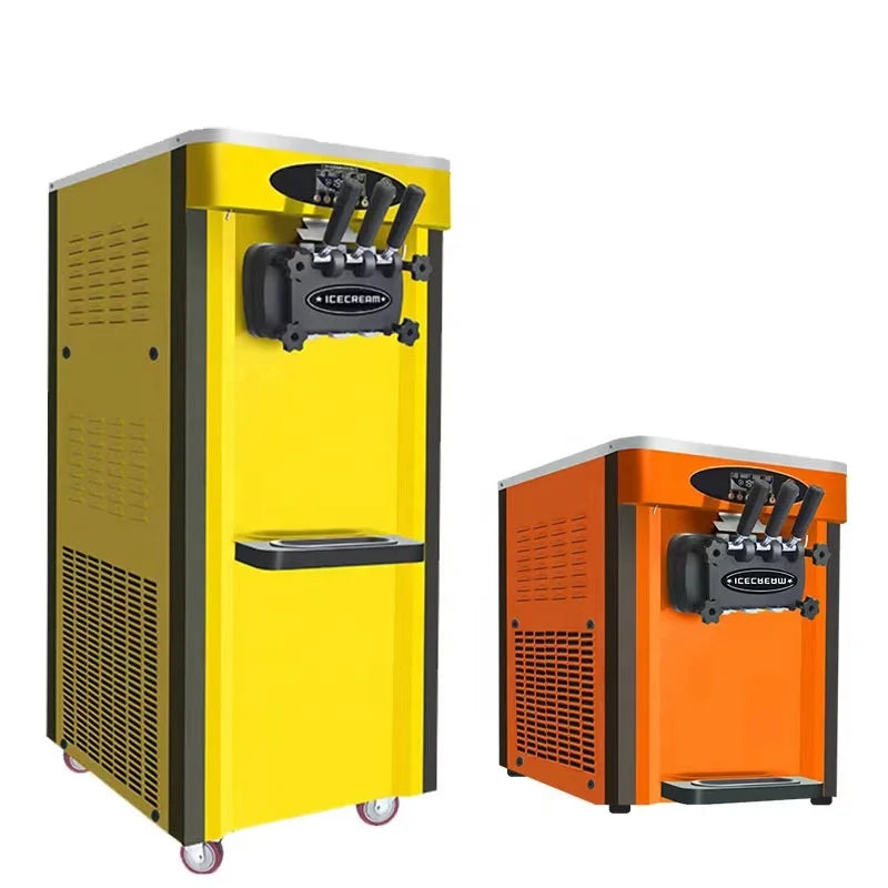 Colorful 3 Flavors Gelato Ice Cream Machine Ice Cream Maker For Business Ice Cream A Glace Machine