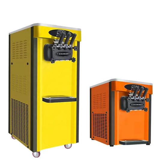 Colorful 3 Flavors Gelato Ice Cream Machine Ice Cream Maker For Business Ice Cream A Glace Machine
