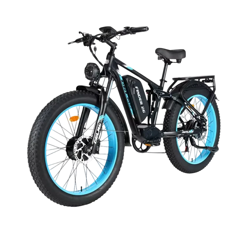 ORLMS V3 Electric Bike 2000W Dual Motor 52V25AH Lithium Battery Adult City Electric Bicycle 26*4.0 Inch Fat Tire Mountain E-bike
