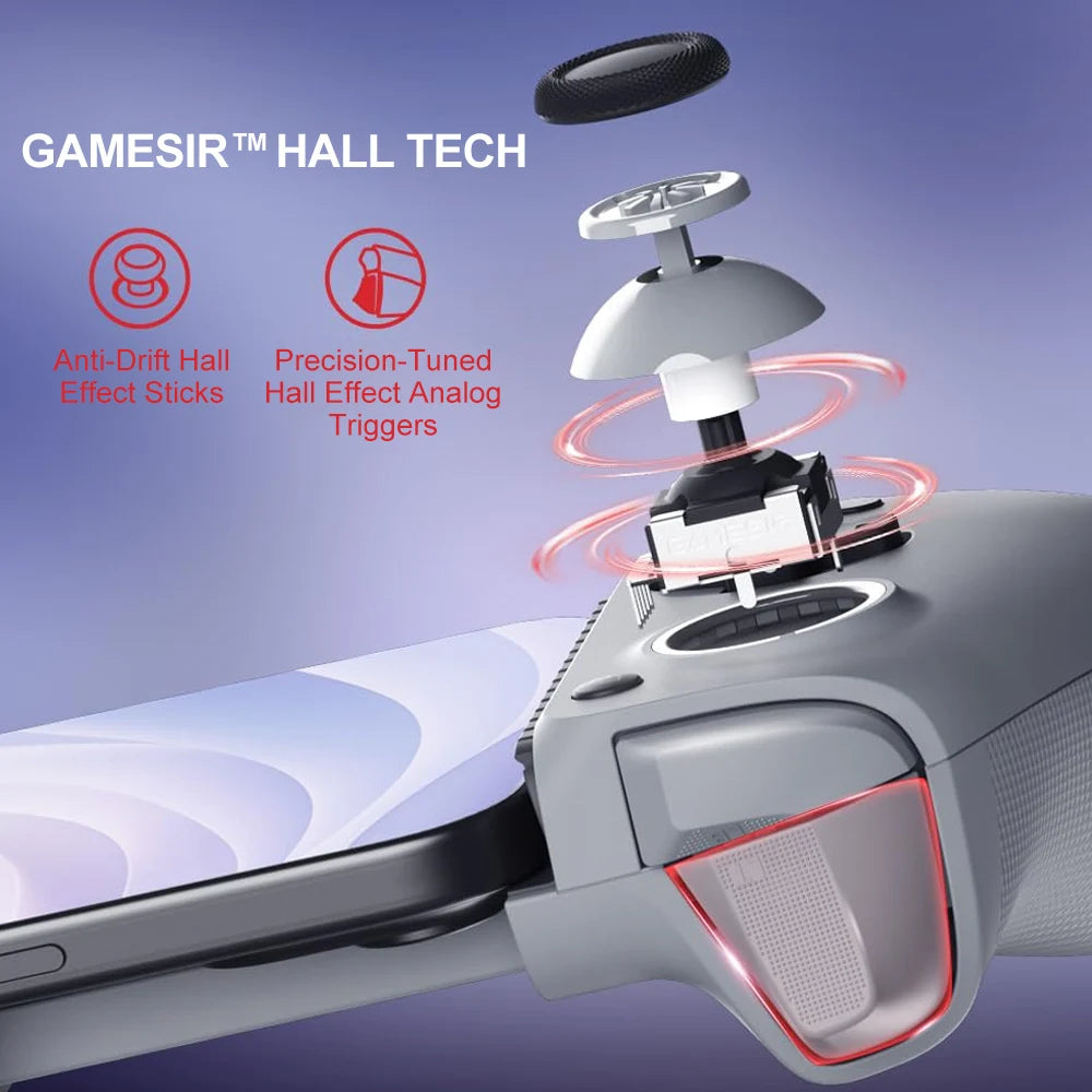 Gamesir G8 Galileo Gamepad para Móvil Cellular Mobile Game Phone Controller Android Console Like Experience Design for Big Hands