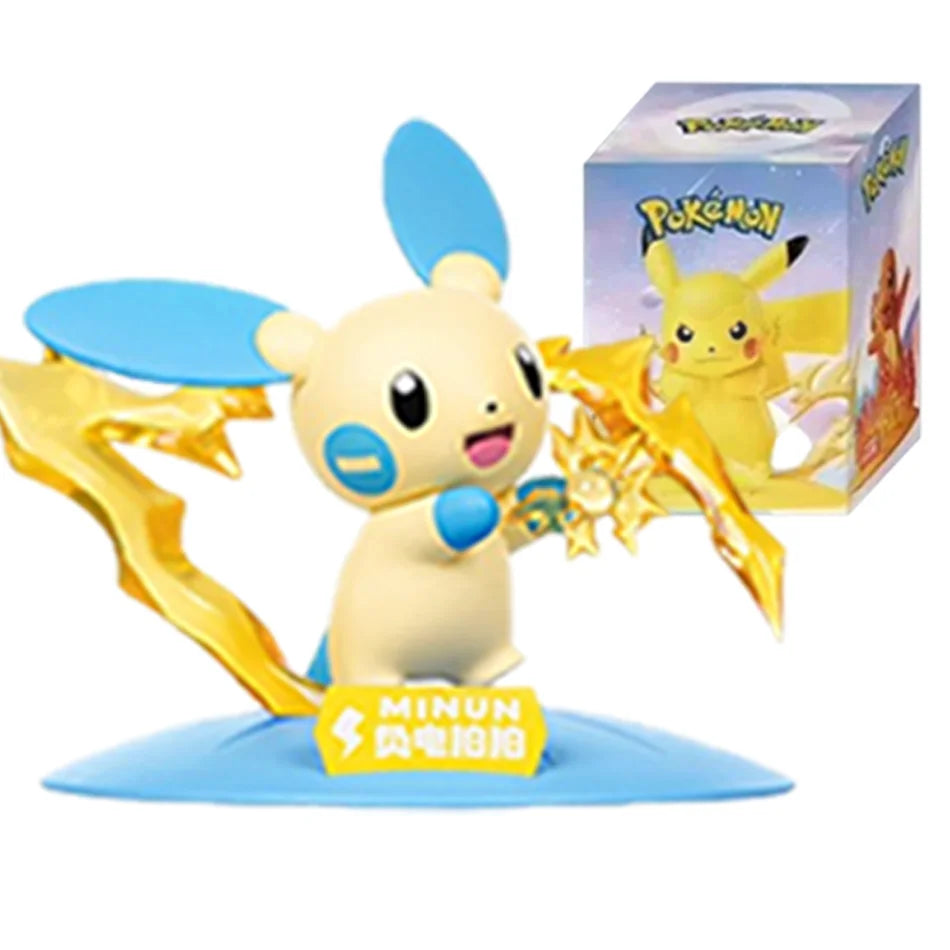 Figurines Pokémon Pikachu 12pcs Blind Box - Modèles Anime Décoration Bureau