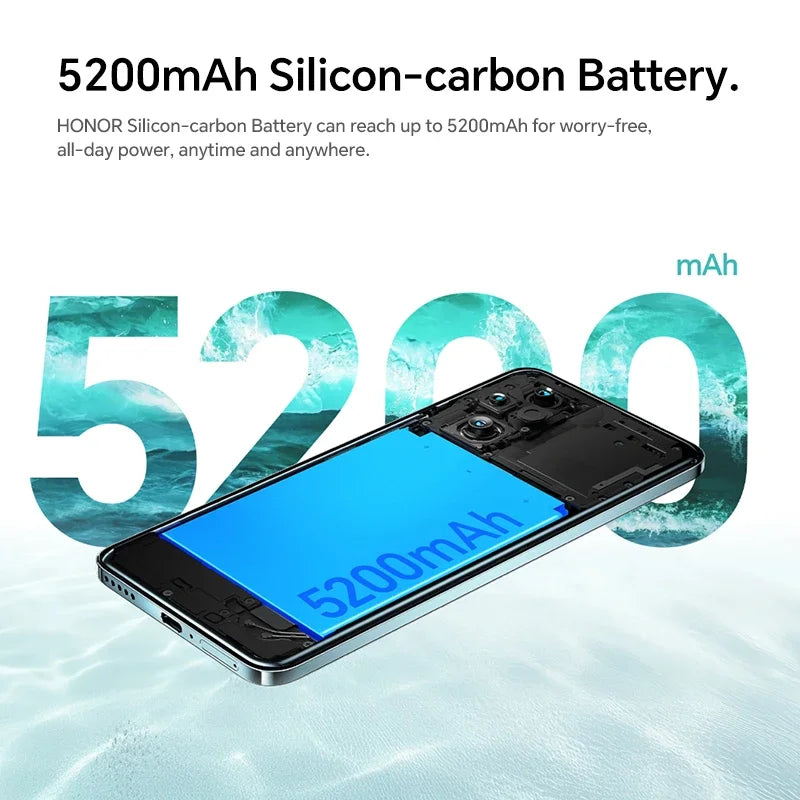 Global Version HONOR 200 5G Smartphone Snapdragon 7 Gen 3 Android 14 6.7'' AMOLED Display 5200mAh Battery Phone