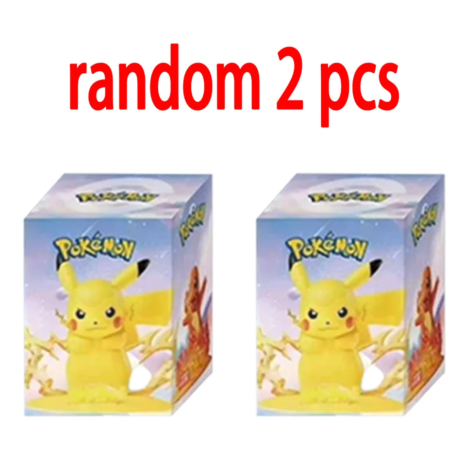 Figurines Pokémon Pikachu 12pcs Blind Box - Modèles Anime Décoration Bureau