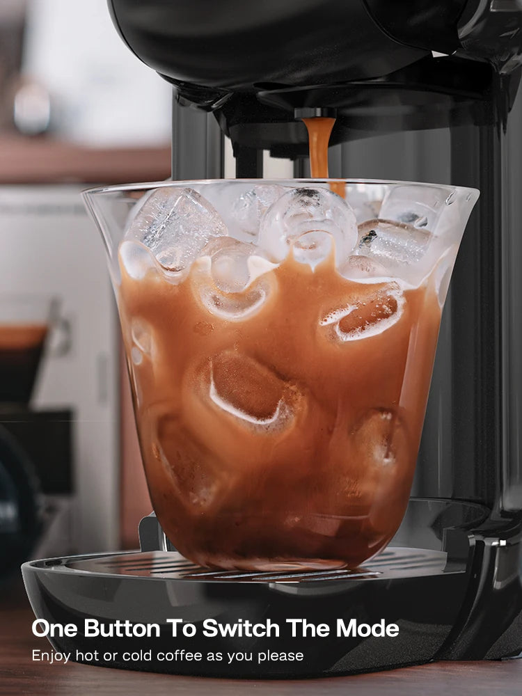 HiBREW Multiple Capsule Coffee Machine, Hot/Cold Dolce Gusto Milk Nespresso Capsule ESE Pod Ground Coffee Cafeteria 20Bar 5 in 1