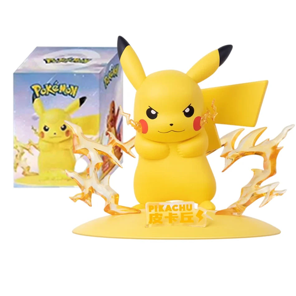 Figurines Pokémon Pikachu 12pcs Blind Box - Modèles Anime Décoration Bureau