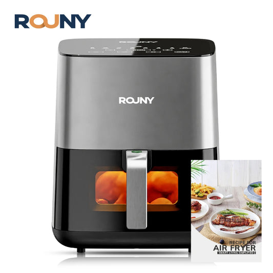 5L Air Fryer, Electric Hot fryer Oven Oilless Cooker with Touch Control & Nonstick Basket & Visible Window, Miui-Cyclone Tech
