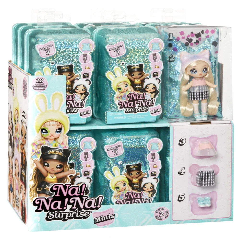 Na Na Surprise Minis Series Fashion Doll - Mystery Packaging With Confetti Children'S Toys Doll Clothing Surprise Blind Box