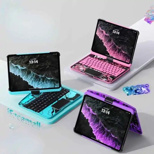 2025 New For Ipad Wonderful Control Keyboard Cyber Apply In Stock Tablet Pro 11/13 Inches Case Mute 10th Generation 360 Degrees