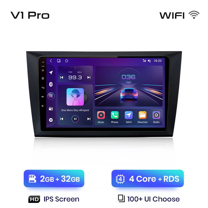 Junsun V1 AI Voice Wireless CarPlay Android Auto Radio For VW Volkswagen Golf 6 2008-2016 4G Car Multimedia GPS 2din Bluetooth