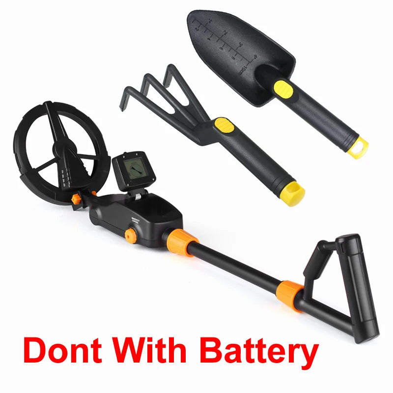 MD1008A Children's metal detector Underground Depth Scanner Adjustable Gold Jewelry   Waterproof Search Seeker Tool+9v battery