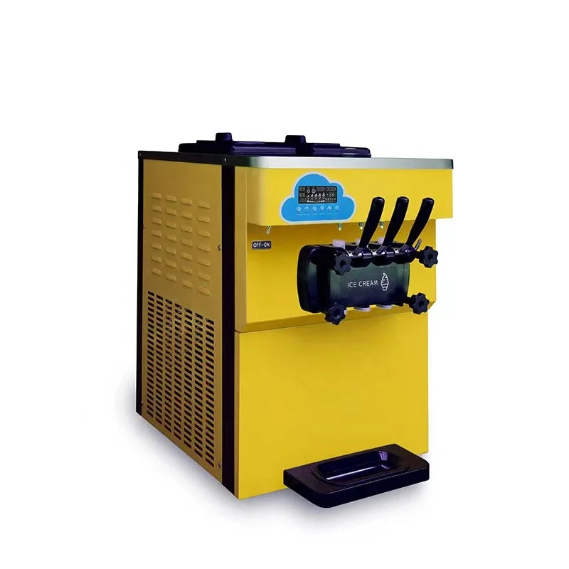 Colorful 3 Flavors Gelato Ice Cream Machine Ice Cream Maker For Business Ice Cream A Glace Machine
