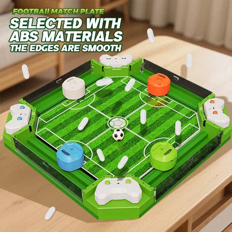 Four-Players Soccer Tabletop Interactive Game Remote Control Football Assembly Toy Mini Soccer Desktop Competition Sports Games