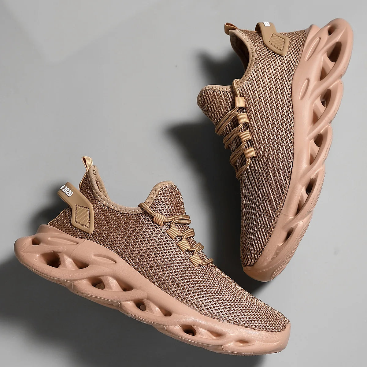 Chaussures Running Homme Noires Mesh - Baskets Sport Respirantes Légères Jogging