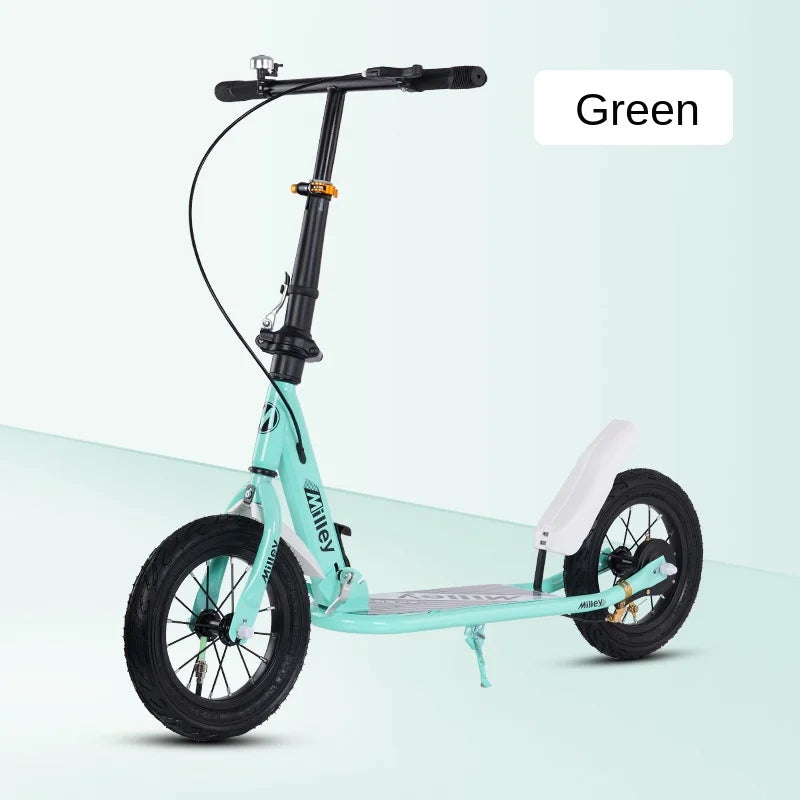 Grylls Children Teenagers Adult Scooter Mobility Kids Folding Two Wheels Boys Girls Big Boys With Brakes Non-Electric