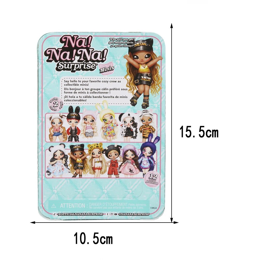 Na Na Surprise Minis Series Fashion Doll - Mystery Packaging With Confetti Children'S Toys Doll Clothing Surprise Blind Box