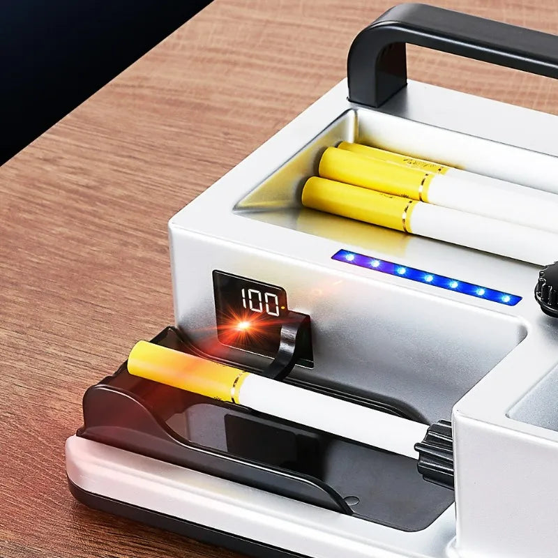 New Cigarette Machine, Coarse, Medium and Fine, Fully Automatic Electric Cigarette Maker, Small Household Intelligent Sensing