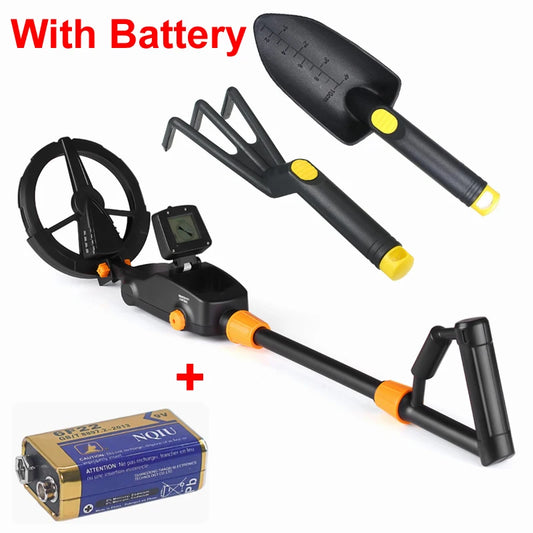 MD1008A Children's metal detector Underground Depth Scanner Adjustable Gold Jewelry   Waterproof Search Seeker Tool+9v battery