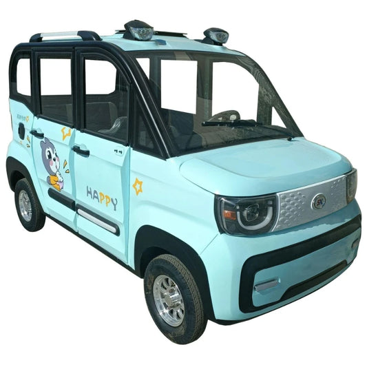 Electric four-seater fully enclosed household transportation small new energy vehicle
