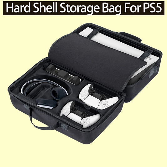 Valise PS5 Complète - Rangement Console Disc Contrôleurs Casque Jeux Accessoires