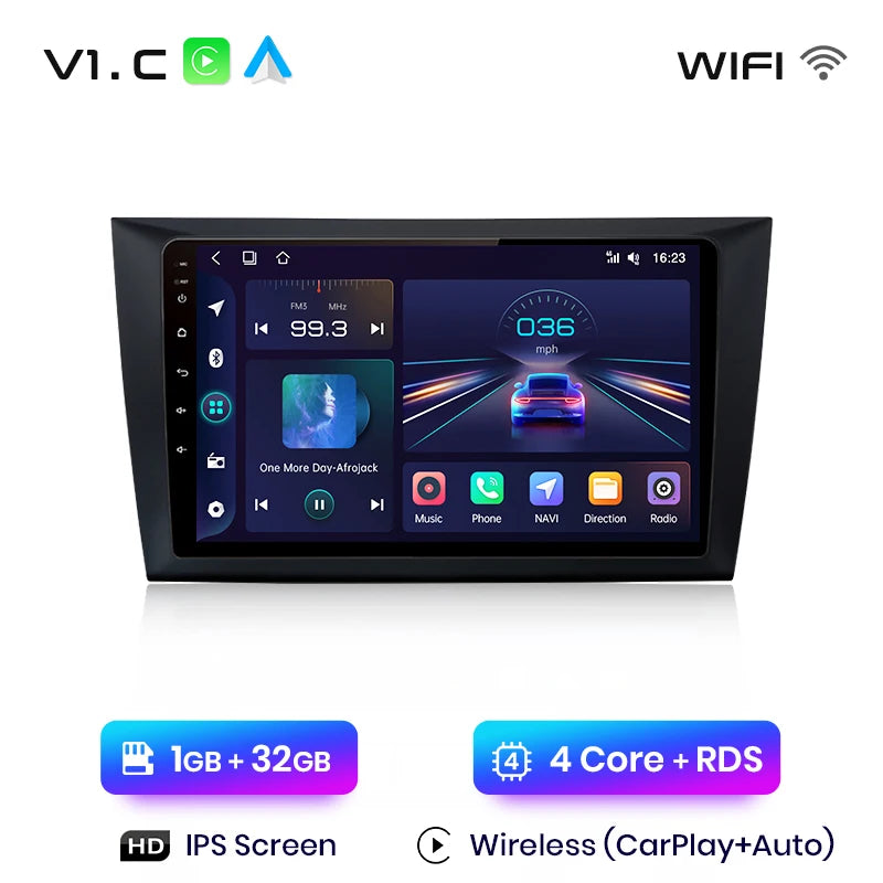 Junsun V1 AI Voice Wireless CarPlay Android Auto Radio For VW Volkswagen Golf 6 2008-2016 4G Car Multimedia GPS 2din Bluetooth