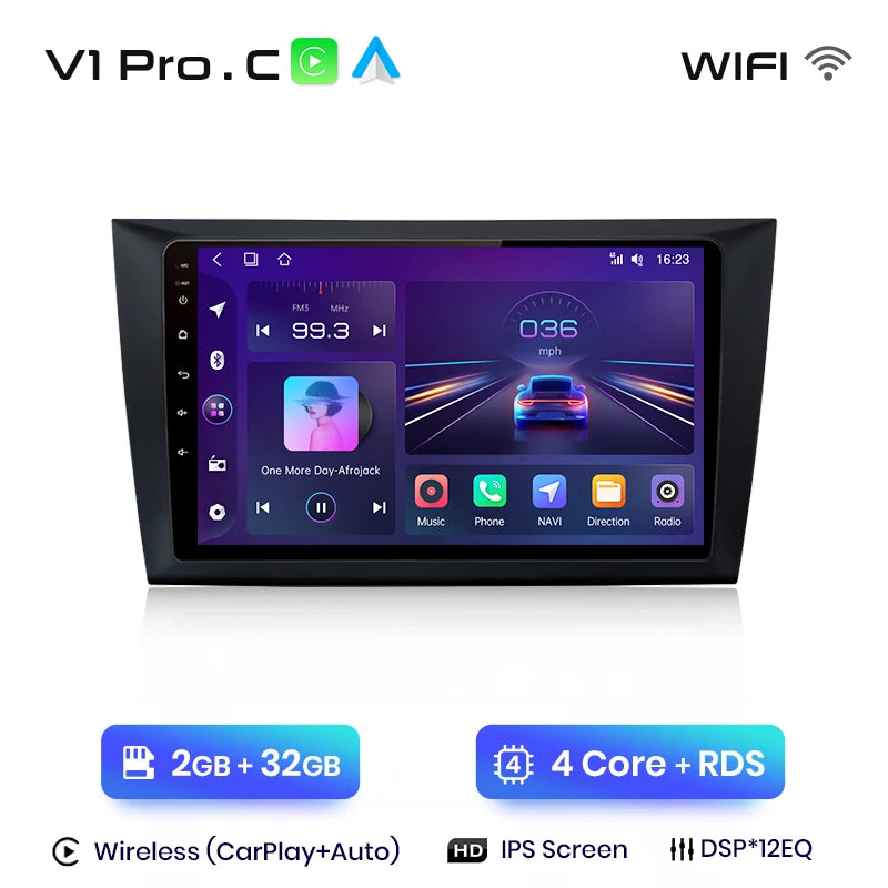 Junsun V1 AI Voice Wireless CarPlay Android Auto Radio For VW Volkswagen Golf 6 2008-2016 4G Car Multimedia GPS 2din Bluetooth